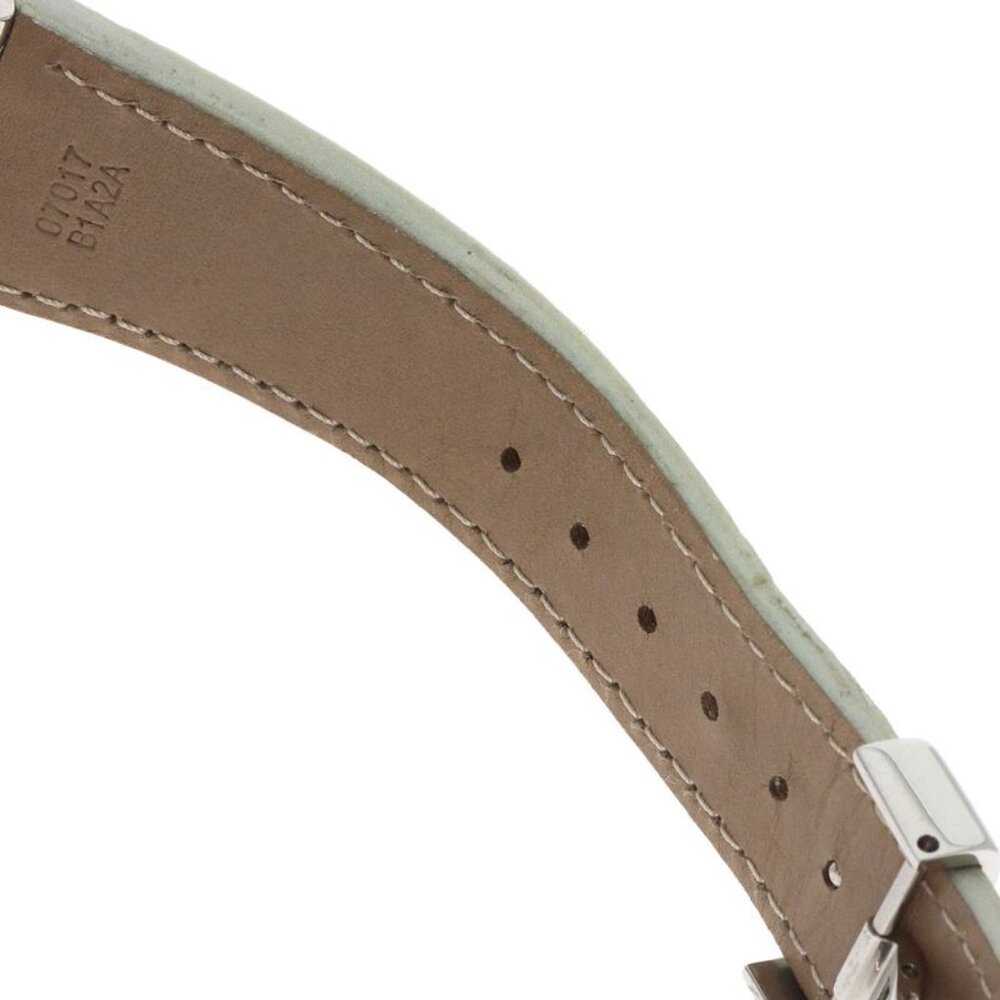 Dior Christian Riva Spark Ring Chronograph Watch SS Leather - Picture 12 of 15